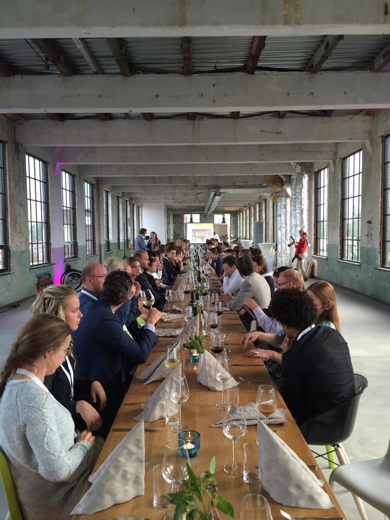 Succesvol <a href="/Saxion/">Hogeschool Saxion (inactief)</a> innovatiediner 2015 in de Gelderman Fabriek met dank aan <a href="/QuaKoken/">QuaKoken</a>