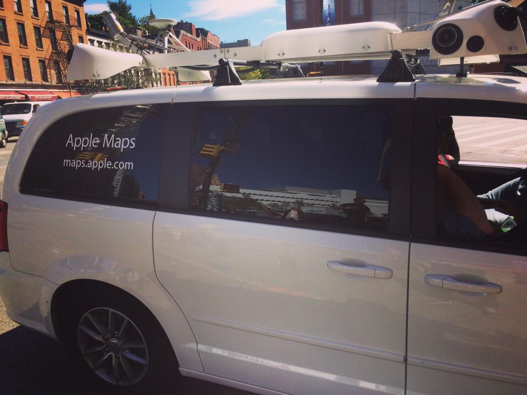 Punwick's tweet image. The modern equivalent to writing one's name in wet cement. #NewYork #apple