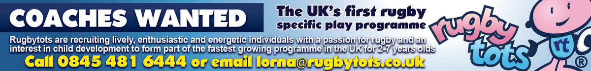 Children's Weekend #rugby #coaches wanted - been inspired by #RWC2015 please send your CV to lorna@rugbytots.co.uk
