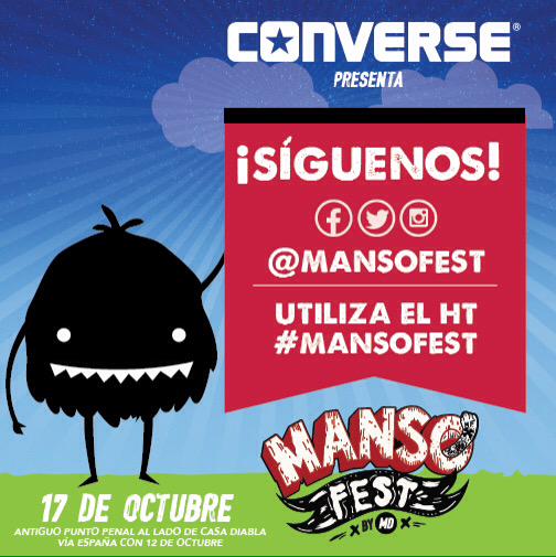 Se parte de #mansofest gracias a <a href="/ConversePanama/">Converse Panama</a>