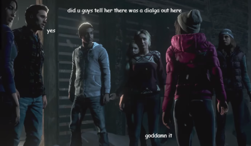 Crystalofgold's tweet photo. What really happened:
#UntilDawn #PokemonGo #Pokemon #OriginalPlot #GodDamnItHannah http://t.co/fkH211vMot