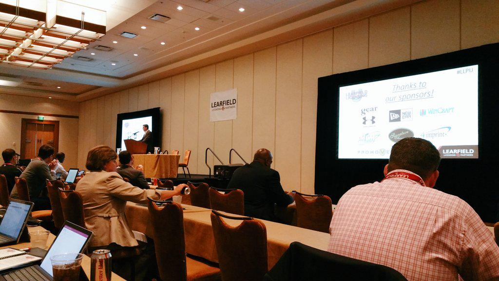 hrubese's tweet photo. Learfield Licensing University has officially kicked off in Indianapolis. Great turnout! #LLPU http://t.co/Fxlgp3OGwZ