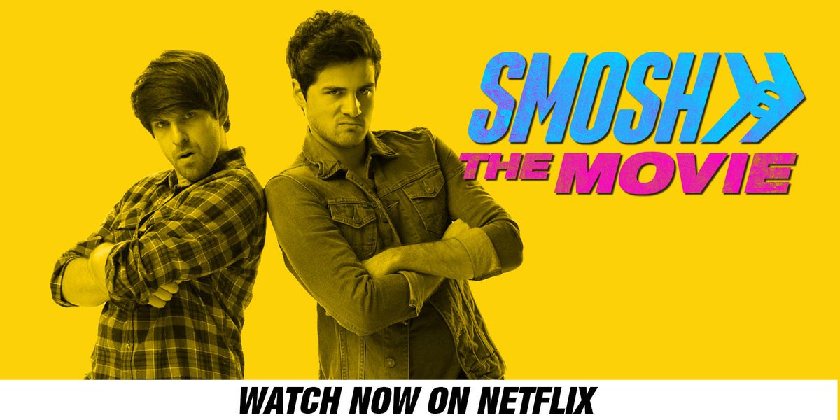 awesomenesstv's tweet photo. #SMOSHTheMovie on @Netflix. F-yeah. 😎 http://t.co/0e6xSm7QCj