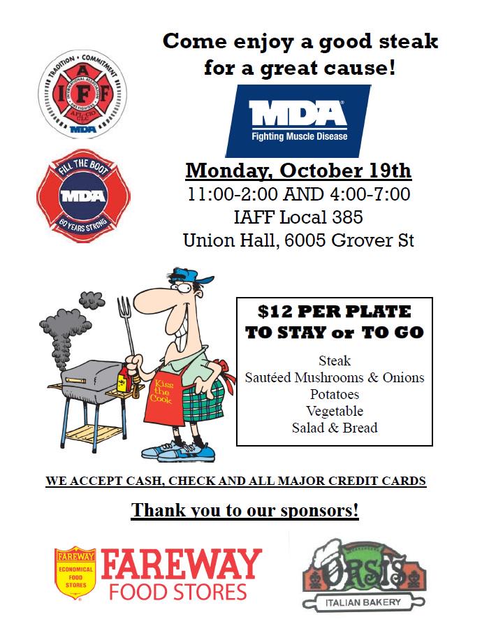 OmahaFire385's tweet photo. We hope you can join us Oct. 19! @MDAOmaha @OMAHAFIREMDA http://t.co/g154dtbWla