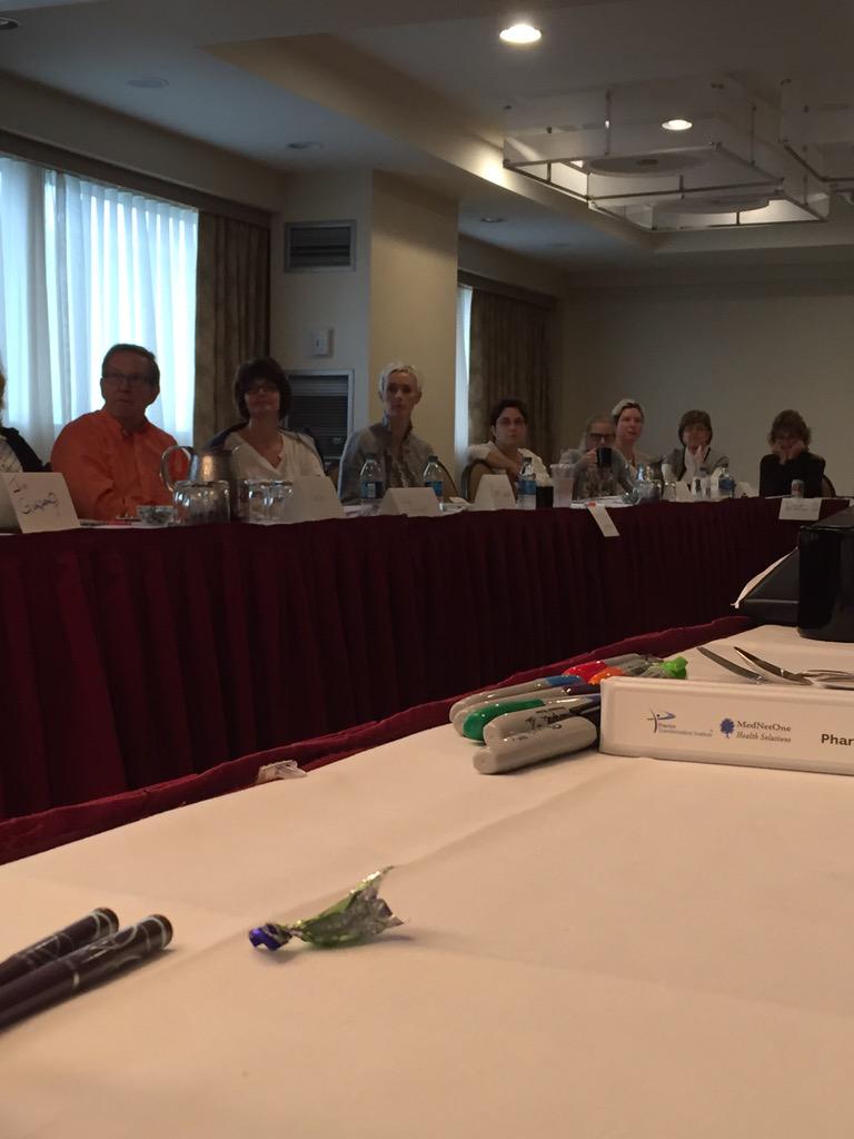 EwaMatuszewski's tweet photo. Discussing #team based care, #toc, #ADTs and #pcmh with a large group of #SavMor #pharmacists. http://t.co/W9mIdrSsv2