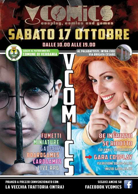 nastrorosa's tweet image. Cosplayers di tutto il mondo, venite  a #Verbania  per il 1° VCOMICS! Siateci ;) #vcomics