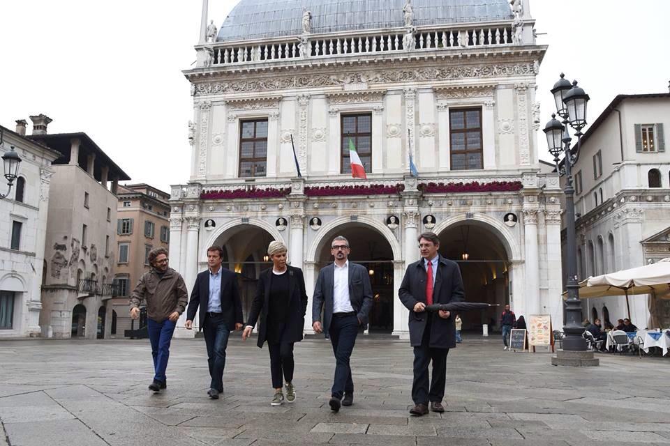 I sindaci di #bergamo #cremona e #mantova in visita a #brescia, si lavora per la Lombardia Orientale