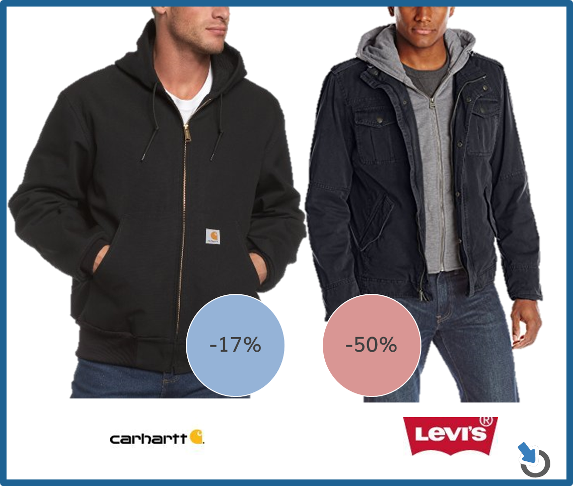 PriceShoppersUS's tweet photo. Shop #WinterEssentials with great #discount here:
Carhart: http://t.co/oOqzSwLF40 
Levi's: http://t.co/JOMpEzFNGU http://t.co/SU8oeMbAzg
