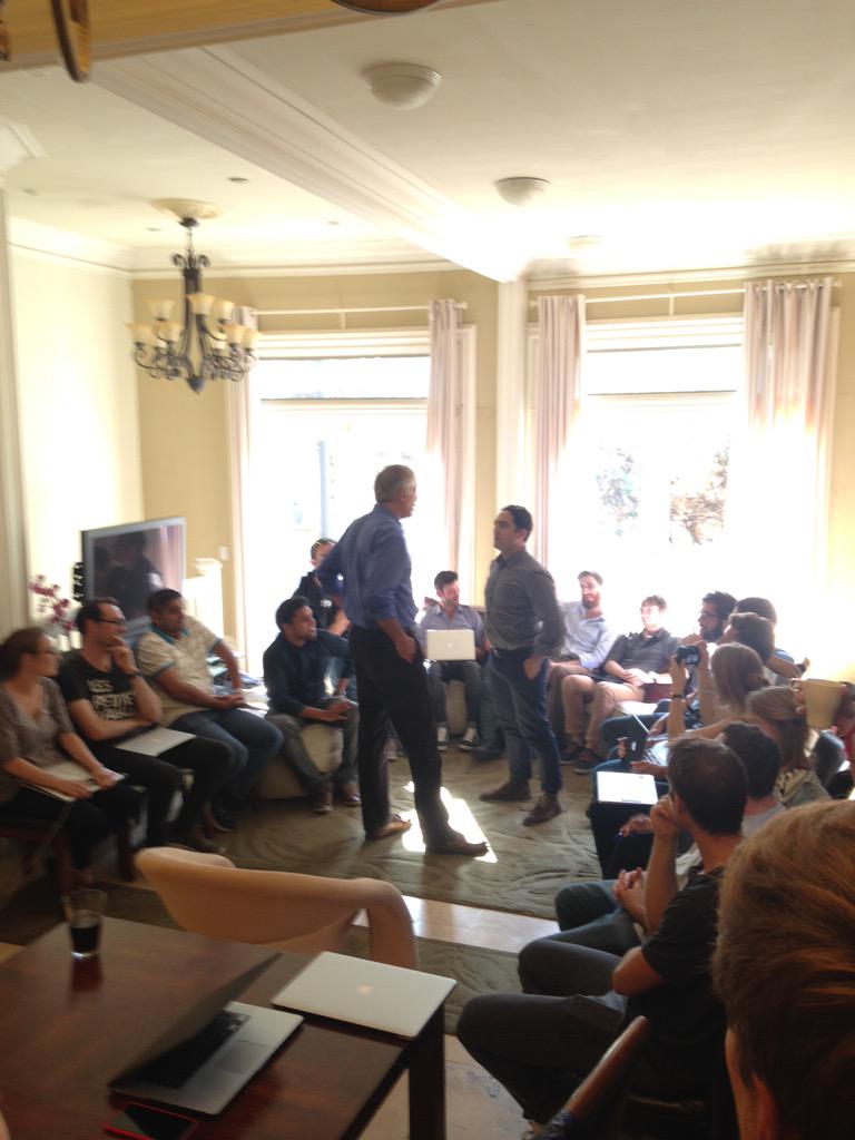 NUMA_World's tweet photo. Great tips by pitch doctor-VC @billreichert at home with startups ! #NUMAinSF http://t.co/Ee3mD5EEFD