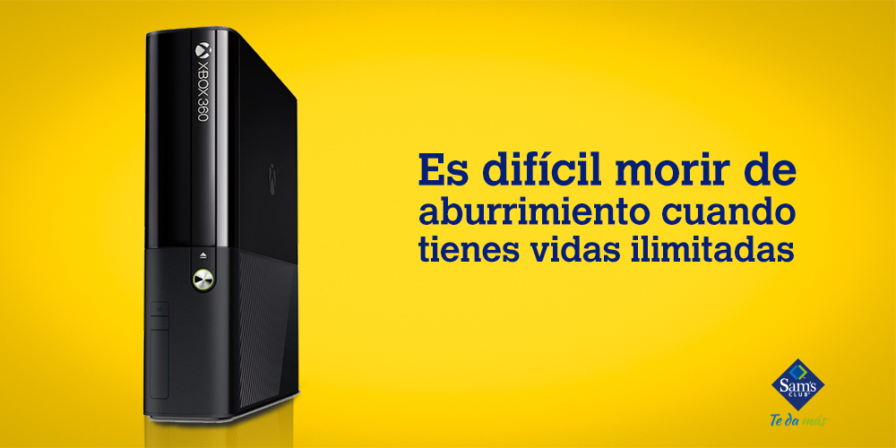 SamsClubMexico's tweet photo. Ven a Sam's Club por un Xbox 360 a $3,599 y vence al aburrimiento. #SamsTeDaMás http://t.co/zb8uYjfAzq