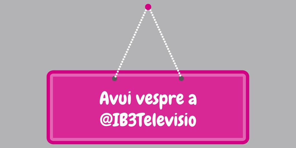 IB3's tweet image. A les 21.35h un nou capítol del programa de noces #TestimIB3 i tot seguit #CinemaIB3 &quot;Dick y Jane, ladrones de risas&quot;