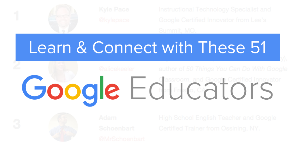 EasyBib's tweet photo. If you want to expand for #GAFE #PLN, we listed 51 Google Edu's you should follow! http://t.co/55xZZIBUmw #GAFEChat http://t.co/jDzleCmmS8