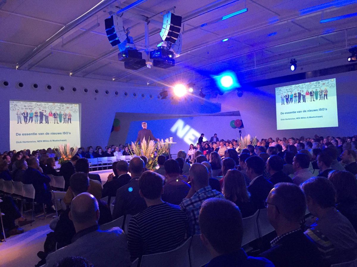 Vandaag congres bijgewoond in Jaarbeurs, Utrecht. De impact van de nieuwe ISO's. Interessante bijeenkomst. #veelwerk