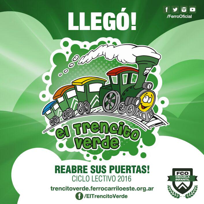 FerroOficial's tweet photo. #Institucional Con gran satisfacción anunciamos la reapertura de la Escuela Infantil http://t.co/7P2DNjLWIu http://t.co/eVM4EEodT0