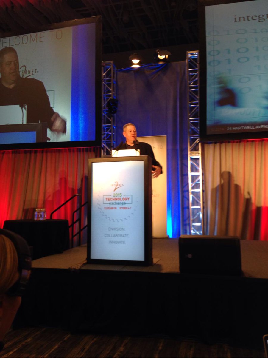 Internet2's tweet photo. Thanks so much to #integrationpartners for sponsorship, Cleveland restaurant recs #TechEX15 http://t.co/qmpaaGD9KN