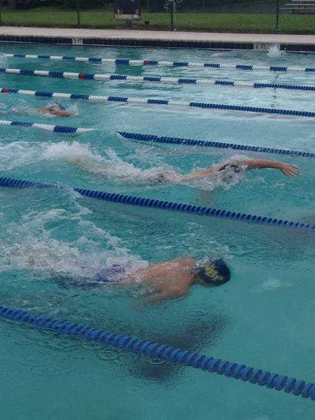 NBPSAthletics's tweet image. Swimming hosting West Boca HS today. Anton Voronin shown here coasting to a victory in the 100M. #protectyourpool