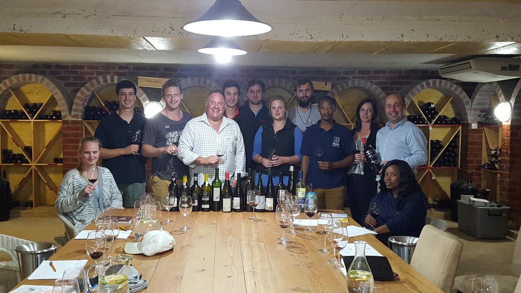 Great afternoon with <a href="/joaquimsa/">Joaquim Sá</a> at <a href="/Beyerskloof_/">notinusebeyerskloof</a> - talking Portugal and closures!  Thanks for all your effort!