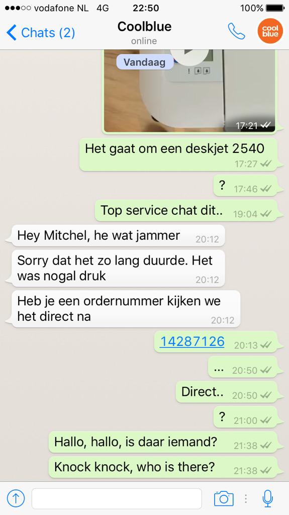 mitchellbeukers's tweet photo. @Coolblue_NL ja dat zou ik graag willen, maar ze geven geen antwoord meer.. http://t.co/XIqCTFm0N5