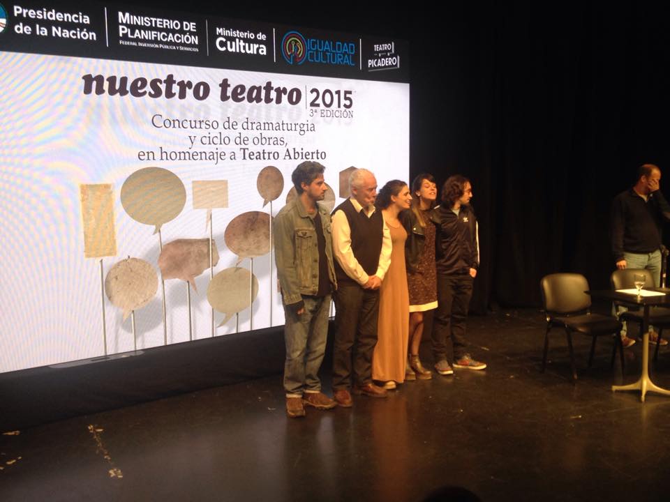 Los ganadores del ciclo #NuestroTeatro 2015 se juntaron para dar inicio ciclo.