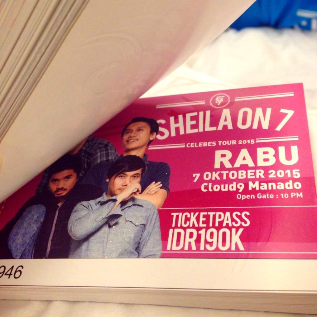 TONIGHT !!@SHEILANON7 live in Concert<a href="/Cloud9_Manado/">CLOUD9 ex.Score! mdo</a>Wednesday,October 7th 2015Open Gate: 10pmHTM: 190k
<a href="/99_ent/">Ninety Nine Ent</a>
