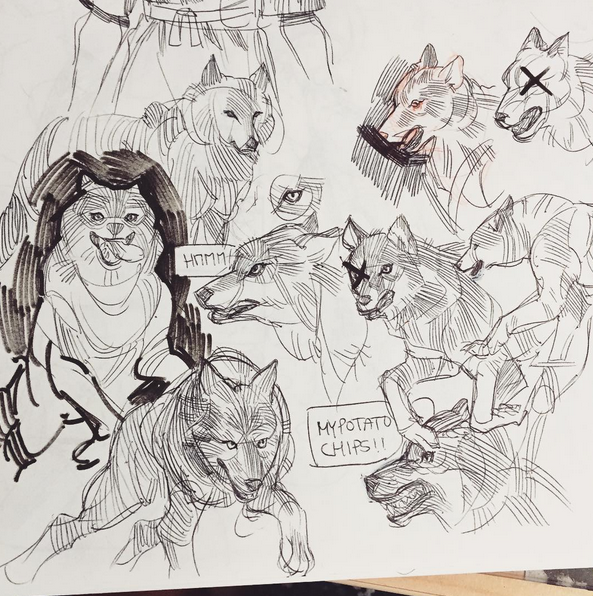 Ballpoint pen should be allowed for inktober, amirite???? 