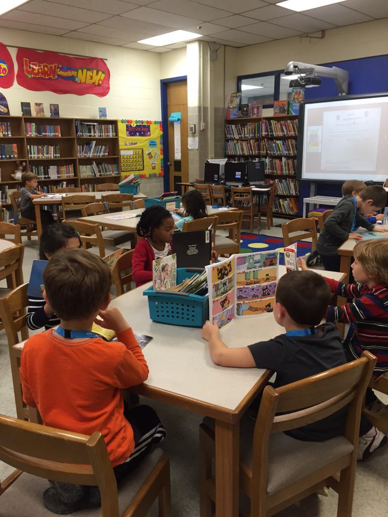 SPES_Library's tweet photo. 1st graders get to choose their own space to practice reading to self. @spes0310 @franglick http://t.co/Db0zrsKvIX