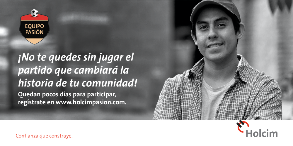 HolcimEcuador's tweet photo. Ingresa a http://t.co/ePEA2yewRx y sé parte del equipo. Las inscripciones serán hasta el día 09 de octubre de 2015. http://t.co/En8Ds4ZLYe