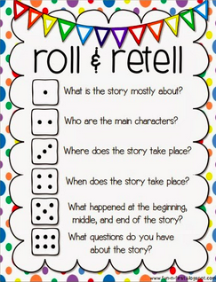 Roll &amp; Retell: Cool activity to include more #writing in the #classroom. ow.ly/T5esy #readwritechat