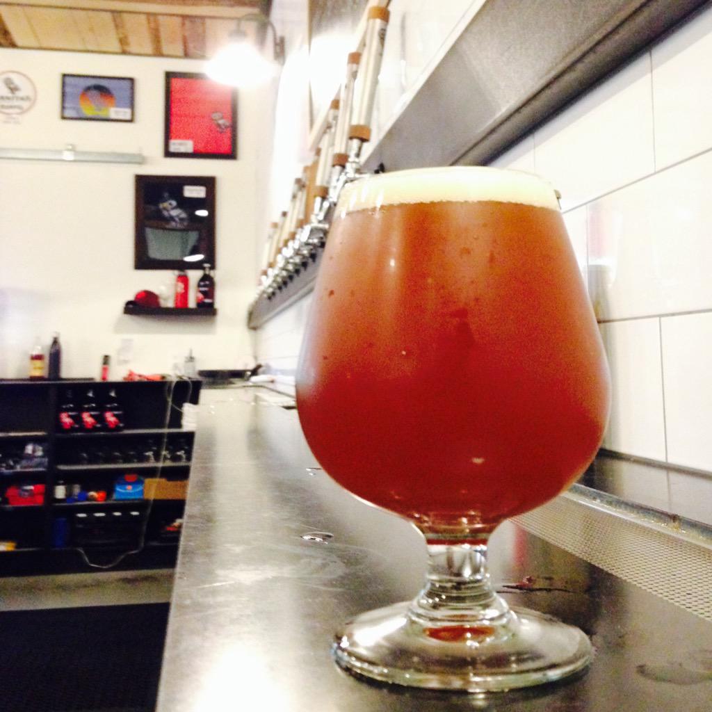 SanitasBrewing's tweet image. Our sour powered Flanders Red is now on tap. We named it Ned. Get it?