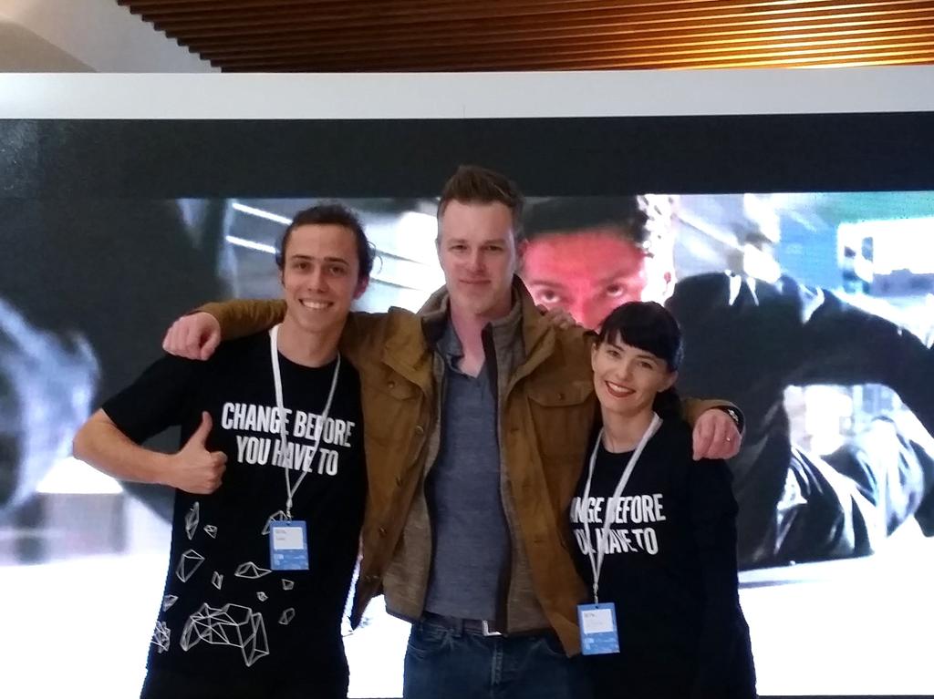 ElyseWyatt_NZ's tweet image. At @LEAN15_nz with my #LLMFG family @shawnokeefe and Loic Guistel :D