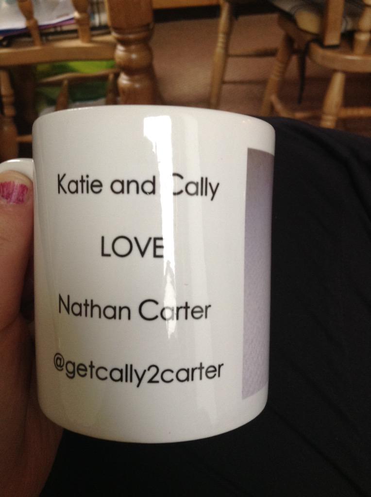 getcally2carter's tweet image. Did you like your new mug ? @iamNATHANCARTER