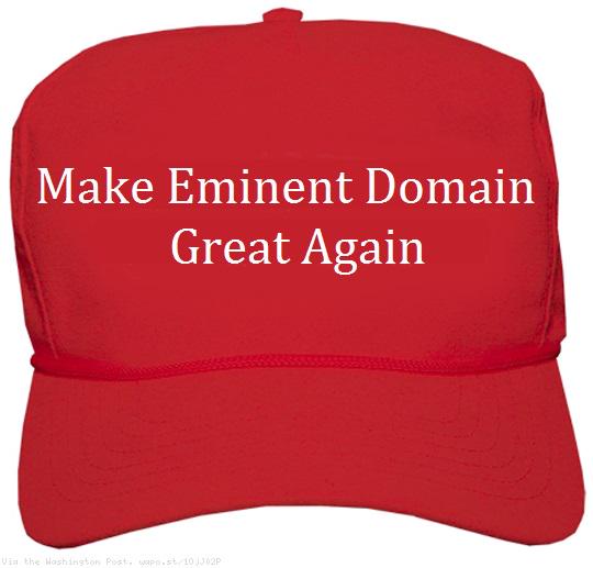 Donald Trump: Eminent domain is wonderful VIDEO