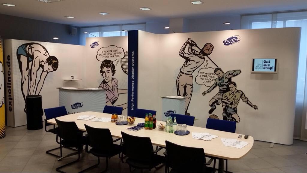 Standz_nl's tweet image. #beursstands ook voor op kantoor! Creëer een Unieke beleving met een mooie visual #beleving #vergadering