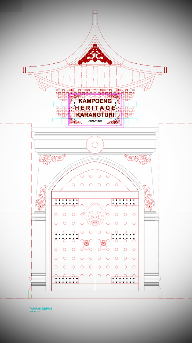 HeritageLasem's tweet photo. Pembangunan Gerbang Masuk "Kampoeng Heritage Karangturi" Lasem cc @VisitJawaTengah  Swadaya masy. desa dilibatkan. http://t.co/pRCi2PUioB