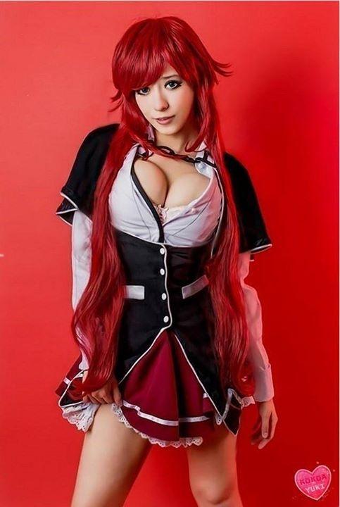 AlanHazardMx's tweet photo. Que buen cosplay! Representó a la perfeccion toda la jugosidad de la presidenta Rias! xD #HighSchoolDxD http://t.co/RsQtdqBcoV