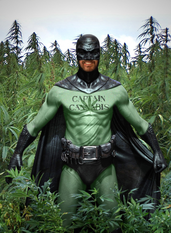 Here he comes to save the day!