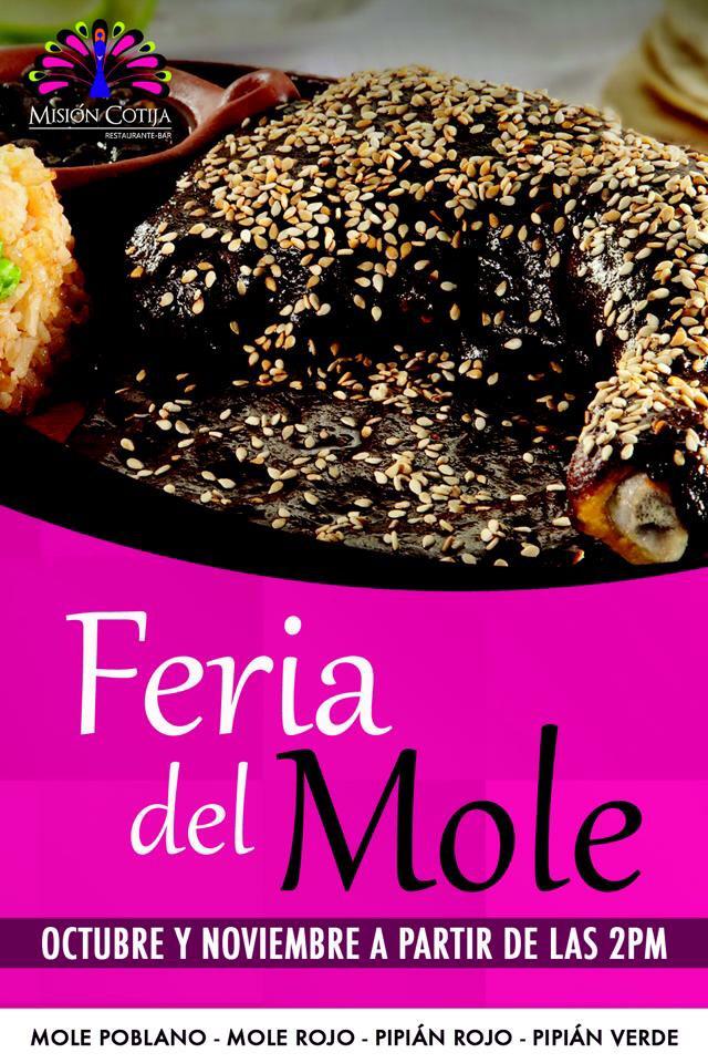 misioncotija1's tweet photo. Te invitamos a degustar de varios tipos de mole en nuestra ya tradicional feria, todo octubre y noviembre. http://t.co/S8F5VeeJVc