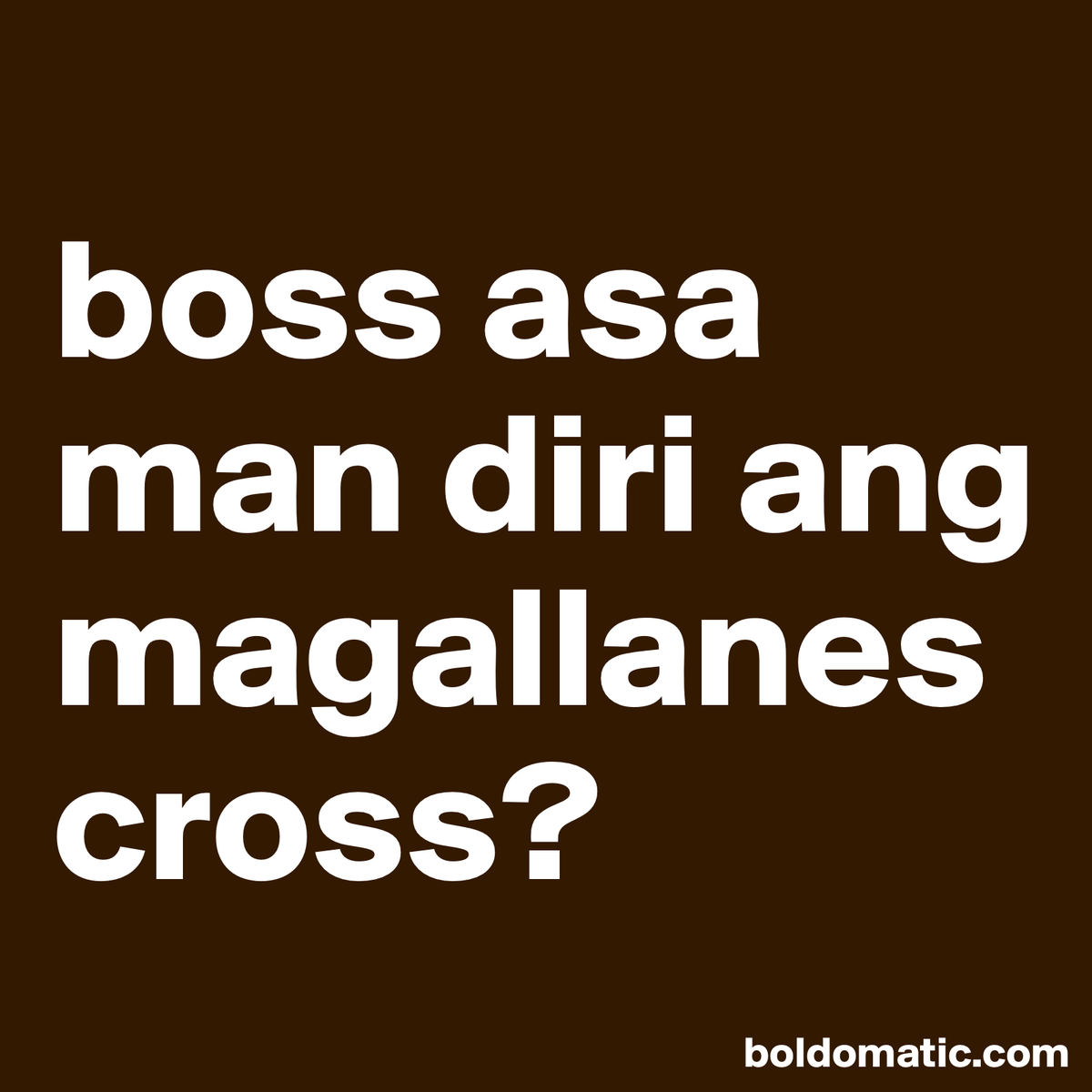 Alco_Guerrero's tweet photo. boss asa man diri ang magallanes cross? #sayop #amaw #facepalm http://t.co/pUxIuUhY7K