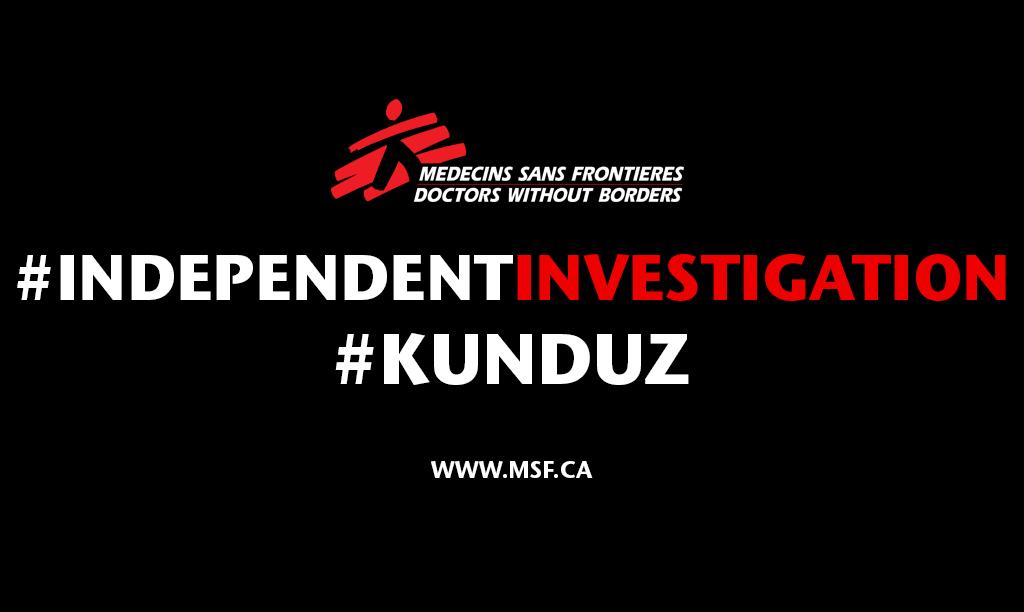 MacFriendsofMSF's tweet photo. MSFMcMaster demands an #IndependentInvestigation into deadly #Kunduz airstrikes. #friendsofmsf @MSU_Clubs @MSF_canada http://t.co/QKtdqUZJNY