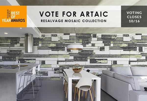 Artaic's tweet photo. VOTE for Artaic and help us WIN the 2015 @InteriorDesign BOY Award! http://t.co/Rk6C6xj7pc #tile #mosaic #design http://t.co/36NH5hjtwh