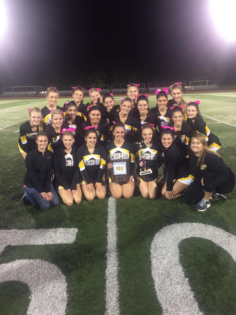 CGHS_Athletics's tweet photo. Congrats to the CGHS Cheerleaders, SEC Cheer for the Cure Champions! http://t.co/GI52SBJ00U