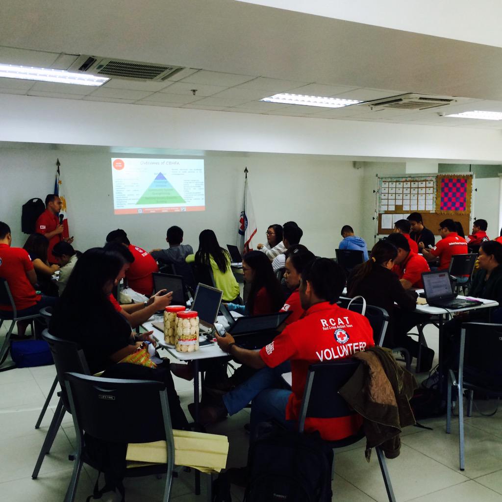philredcross's tweet image. NOW at the National Headquarters: @redcross143 Chapter focal staff training for Volunteer Management. #RedCross143