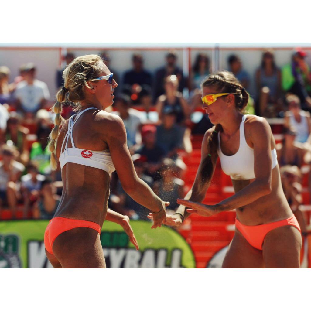 Mine &amp; Camilles 1st FIVB World Tour tournament, Qualifier starts tomorrow against Netherlands! 🇨🇦 #Canada #FIVB