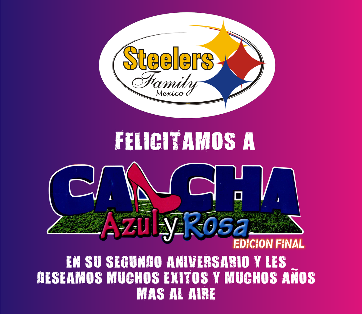Sergiosteelers_'s tweet photo. @CanchaAzulYRosa @jpleuger27 @brendaflowersr @GabyElizalde @CintiMedina @soyjorgeromero 1 abrazo de @SteelersFamilyM http://t.co/G1CcsRYPpG