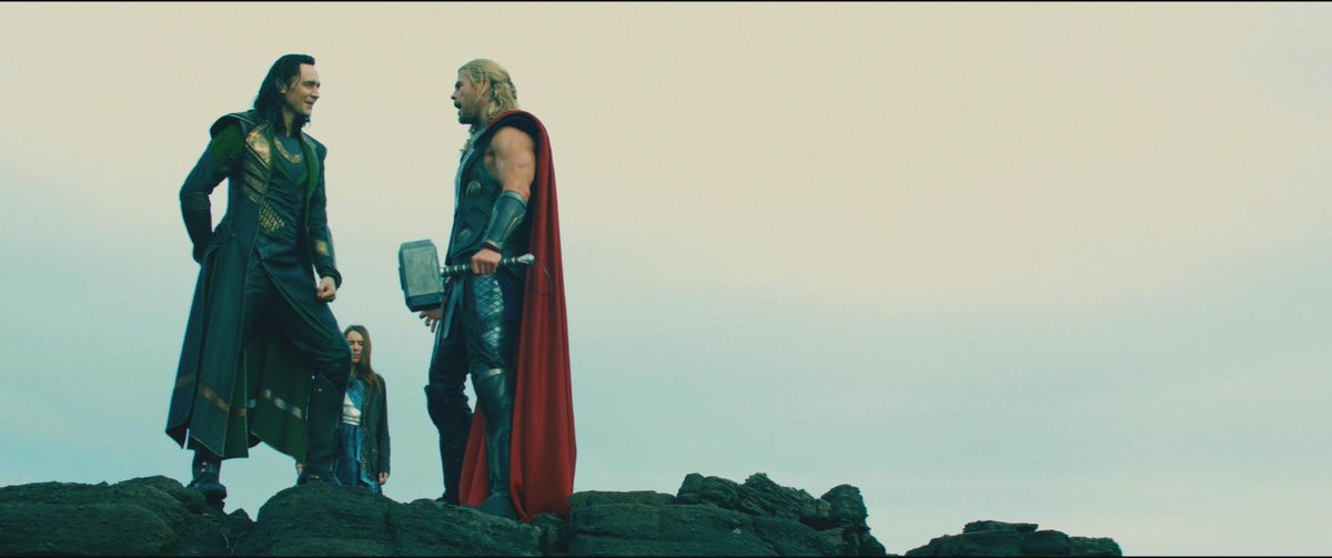 The_King_Loki's tweet photo. Loki and Thor http://t.co/hcVIIhxZrr