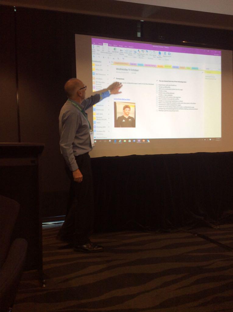 Delta_Cephei's tweet photo. Very good session on Office 365... Lots of nuggets mined #ulearn15 http://t.co/qlsBEpIH3J