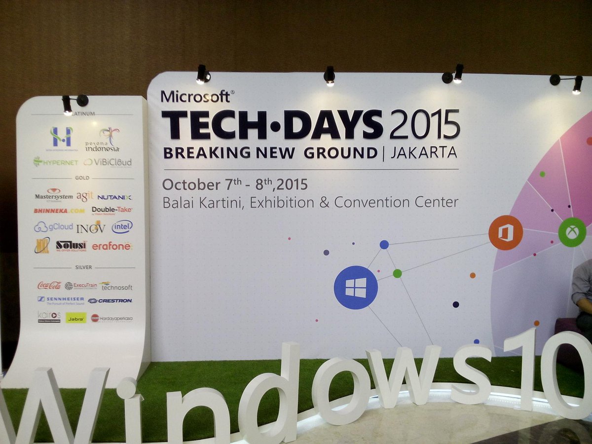 wanpribadi's tweet photo. amazing event #techdays2015 http://t.co/heLJORK6iC