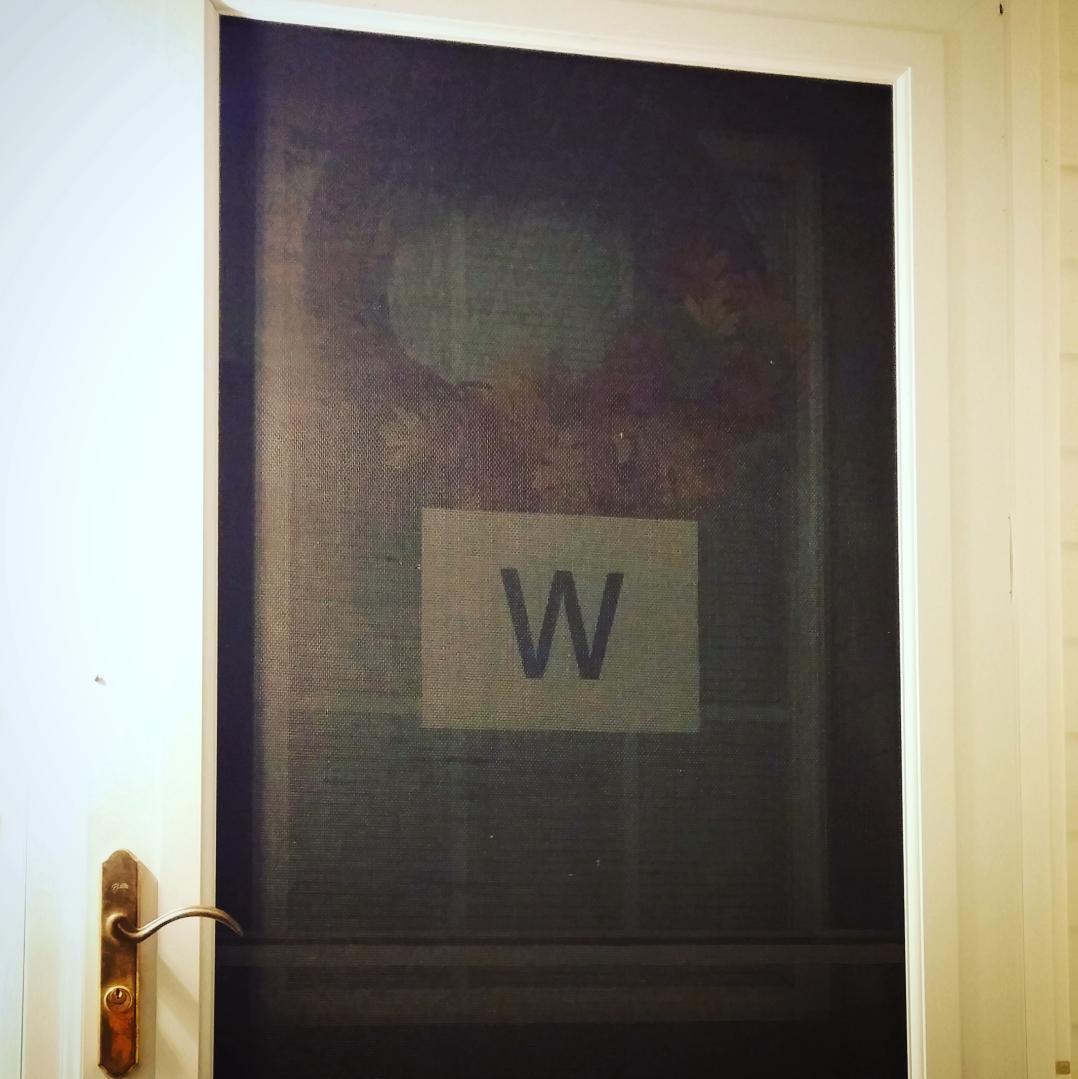 jrcleigh's tweet photo. .@Cubs When you don't have a W flag, you improvise. Cheering on my Cubbies from Iowa!! #FlyTheW #GoCubsGo ⚾❤💙 http://t.co/U4S9PFiVwa