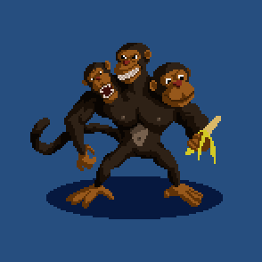 martinsr1588's tweet photo. The obvious choice for a #pixelart #multiheadedbeast for @Pixel_Dailies.
#pixel_dailies http://t.co/Zqcr2y06DS