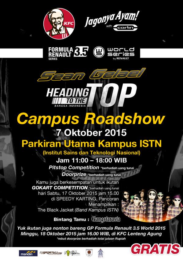 Bahayarecords's tweet photo. Yuk dukung terus @IDSeanGP dan saksikan performance dari @Gangstarasta di @ISTN_official jam 16.30 http://t.co/bhJVYUn0v1